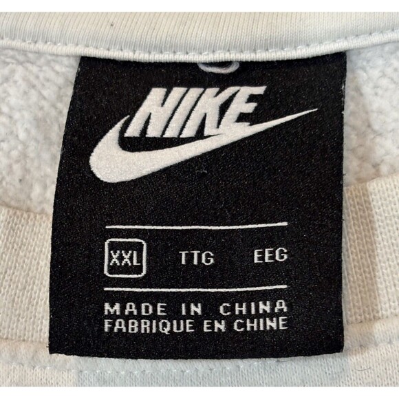 Nike Big Swoosh Colorblock Baggy Crewneck Sweatshirt Men's XXL Y2K Streetwear - Picture 6 of 7